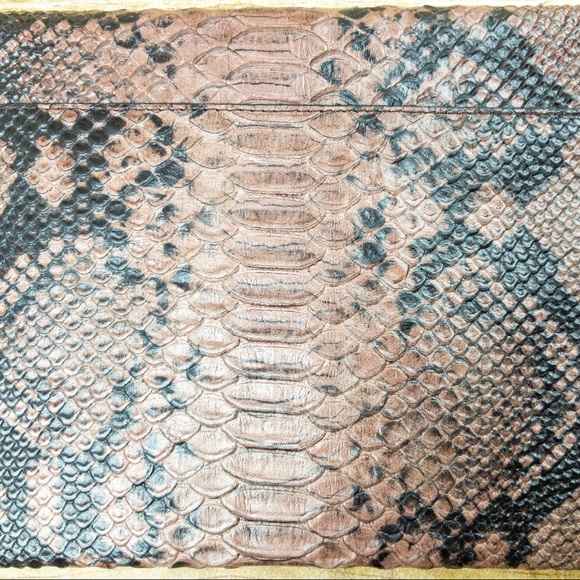 Coach Python Clutch Snakeskin Leather - Picture 6 of 6